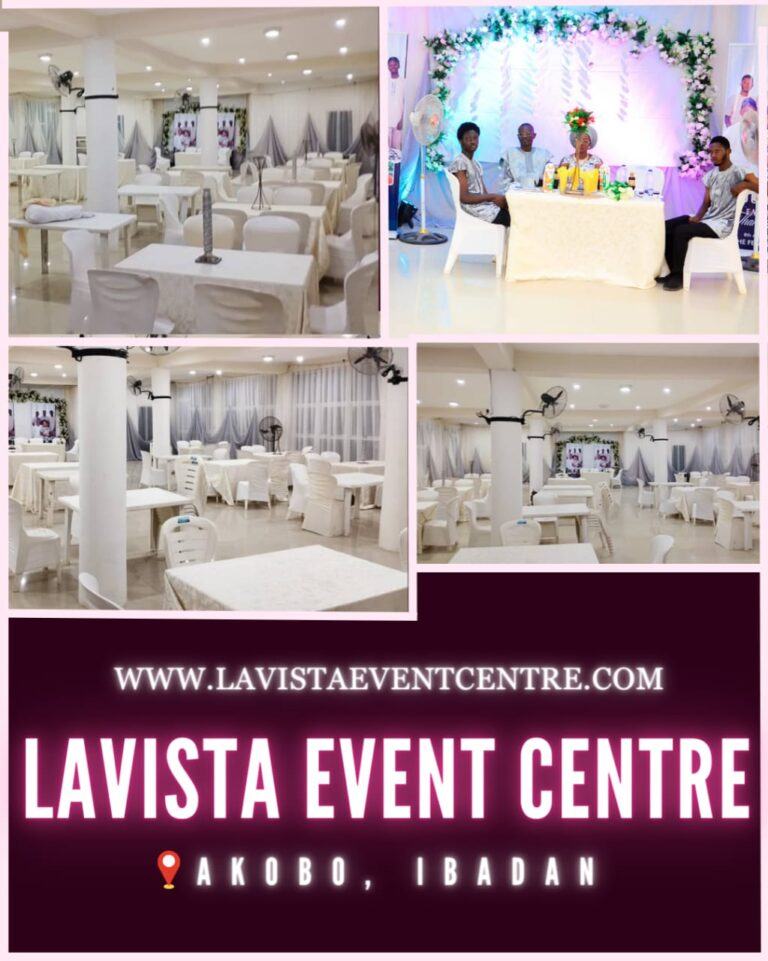 La Vista Event Centre in Ibadan #lavistaecentcentre #eventcentre #lavistaevents #eventsinibadan #eventvenue #venue